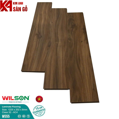 Sàn Gỗ Công Nghiệp 8MM WILSON-W555